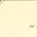 Vintage Map of Bellflower, Illinois 1914