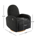 Contemporary 360 Swivel and Glider Recliner Chair