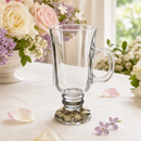 Butterfly 24 Gold Plated Glass Mug