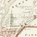 Vintage Map of Cedarburg, Wisconsin 1915