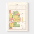 Vintage Map of Stuart, Iowa 1917