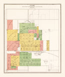 Vintage Map of Stuart, Iowa 1917