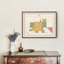 Vintage Map of Panora, Iowa 1917