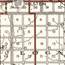 Vintage Map of Ida County, Iowa 1920