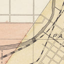 Vintage Map of Mankato, Minnesota 1921