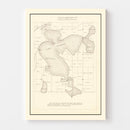 Vintage Lake Madison, MN Map 1921