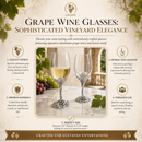 Grape Wine Glasses by Arthur Court Designs