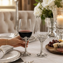 Fleur-De-Lis Wine Glasses by Arthur Court Designs