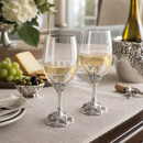 Fleur-De-Lis Wine Glasses by Arthur Court Designs