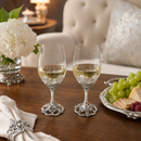 Fleur-De-Lis Wine Glasses by Arthur Court Designs