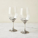 Fleur-De-Lis Wine Glasses by Arthur Court Designs