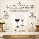 Fleur-De-Lis Wine Glasses by Arthur Court Designs