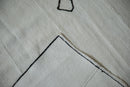 6x7 Vintage Hemp Kilim Square Carpet
