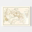 Vintage Map of Nahant, Massachusetts 1924