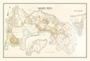 Vintage Map of Nahant, Massachusetts 1924