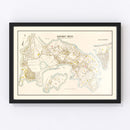 Vintage Map of Nahant, Massachusetts 1924