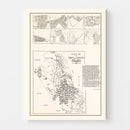 Vintage Map of Saugus, Massachusetts 1924