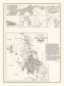 Vintage Map of Saugus, Massachusetts 1924