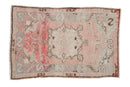 2.5x3.5 Vintage Distressed Oushak Rug