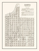 Vintage Map of Kasota, Minnesota 1928