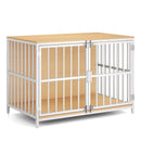 40 Inch Dog Crate Furniture Dog Kennel with Dual Lockable Double Doors by LJGDeals