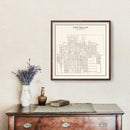 Vintage Map of New Prague, Minnesota 1928