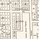 Vintage Map of New Prague, Minnesota 1928