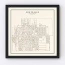 Vintage Map of New Prague, Minnesota 1928
