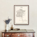 Vintage Map of Ottawa, Minnesota 1928