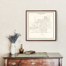Vintage Map of Le Sueur Center, Minnesota 1928
