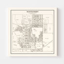 Vintage Map of Montgomery, Minnesota 1928