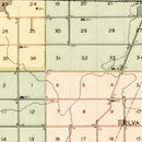 Vintage Map of De Kalb County, Illinois 1929