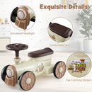 Ride on Toy with Steering Wheel and Train Whistle Sound Button