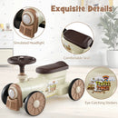 Ride on Toy with Steering Wheel and Train Whistle Sound Button by LJGDeals