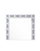 Noralie Mirrored & Faux Diamonds Accent Mirror