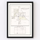 Vintage Map of Green Valley, Illinois 1929