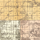 Vintage Map of Becker County, Minnesota 1929