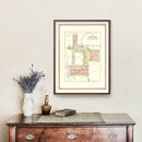 Vintage Map of Ogema, Minnesota 1929