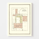 Vintage Map of Ogema, Minnesota 1929