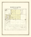 Vintage Map of White Earth, Minnesota 1929