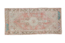 2.5x5.5 Vintage Distressed Oushak Rug Runner