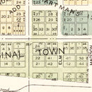 Vintage Map of Nappanee, Indiana 1929