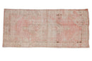 2.5x5.5 Vintage Distressed Oushak Rug Runner
