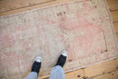 2.5x5.5 Vintage Distressed Oushak Rug Runner
