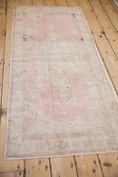 2.5x5.5 Vintage Distressed Oushak Rug Runner