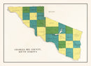Vintage Map of Charles Mix County, South Dakota 1931