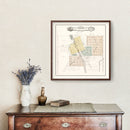 Vintage Map of Albany, Wisconsin 1931