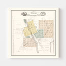 Vintage Map of Albany, Wisconsin 1931