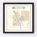 Vintage Map of Albany, Wisconsin 1931