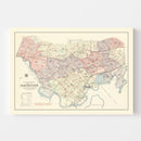 Vintage Dorchester, MA Map 1933
